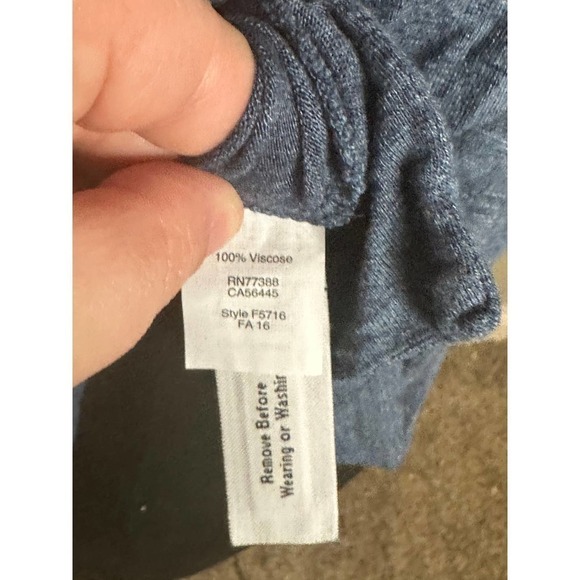 MADEWELL Knit Blue Long Sleeve top - Size Small - Picture 4 of 4